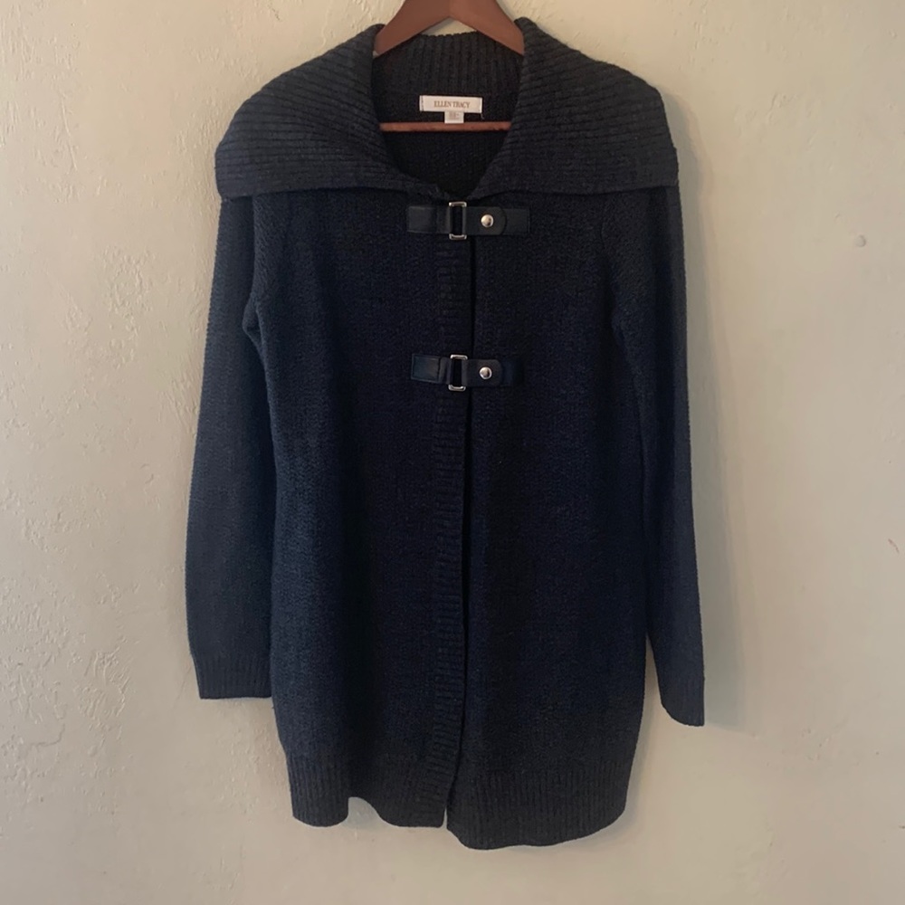 Ellen Tracy wool blend cardigan size M